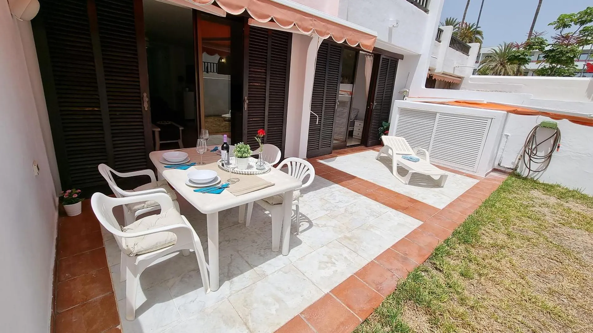Ground Floor Apartment Casa Pico, Parque Santiago 1, Heated Pool, 100 M To Sea And Beach, Wifi Arona   Arona (Tenerife)