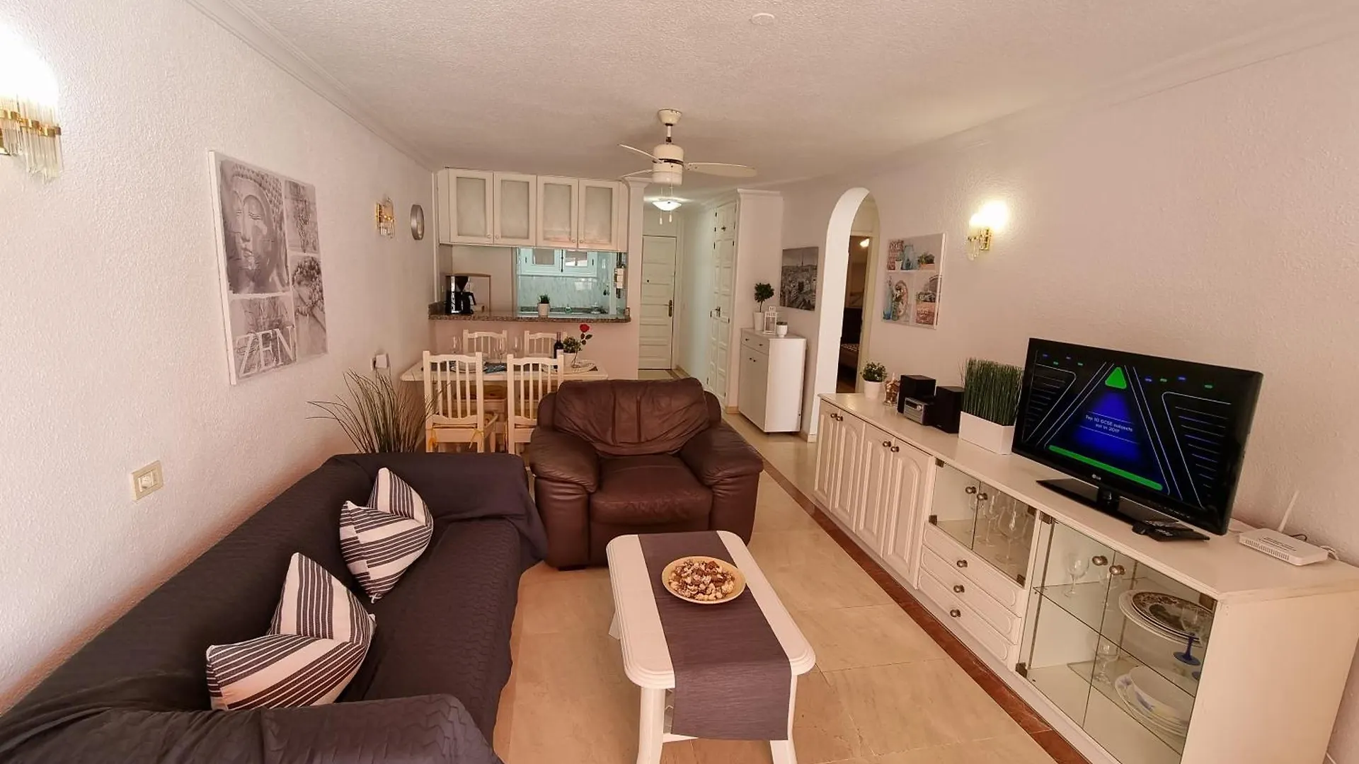 Ground Floor Apartment Casa Pico, Parque Santiago 1, Heated Pool, 100 M To Sea And Beach, Wifi Arona  Spain